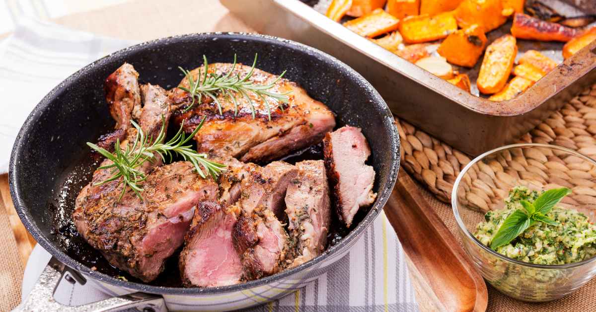 The Ultimate Easter Lamb Companion: An Aluminum Roaster Pan!